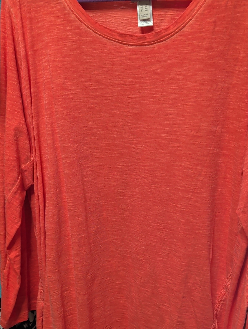 Logo orange Long Sleeve top